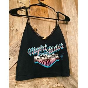 CUTE AF CROPPED HARLEY TANK 💕